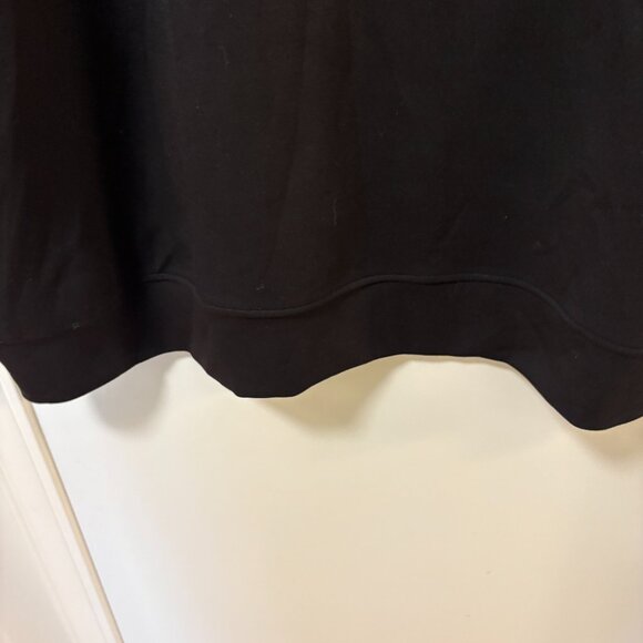 MAGASCHONI 1/4 Zip Sweatshirt Black Plus Size 3X Modal Sweater Collar Soft Cozy - Picture 7 of 12